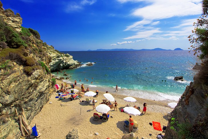 The Greek Islands of Skopelos and Skiathos