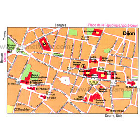 Map Of Dijon