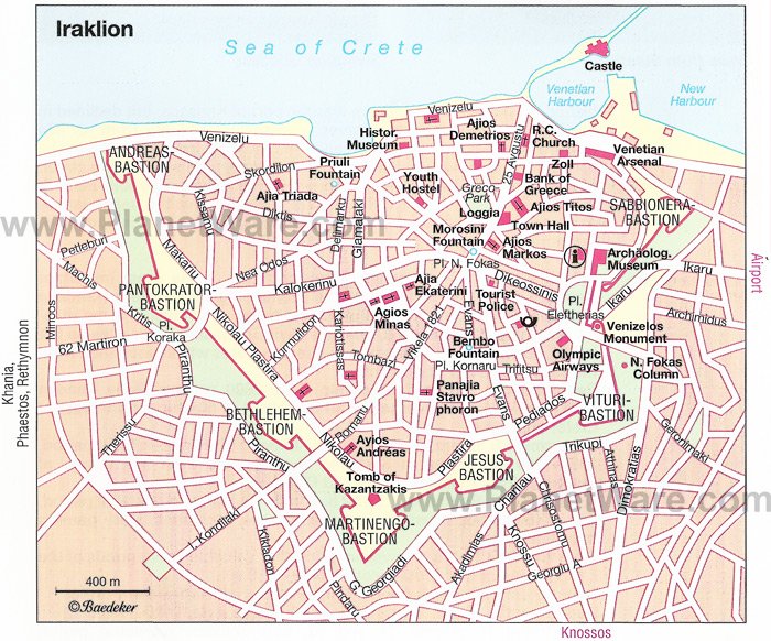 Heraklion Map
