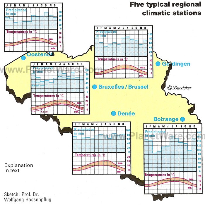 Map of Kingdom of Belgium