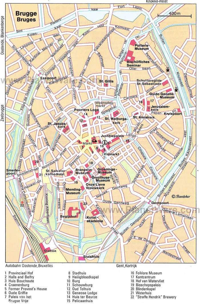 map bruges