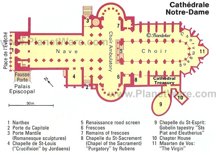 The Cathedral of Notre-Dame in