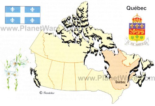 map of quebec province with cities