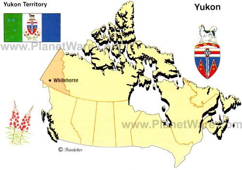 Yukon Territory lies between the Alaska border and the Northwest Territories Yukon Territory lies between the Alaska border and the Northwest Territories