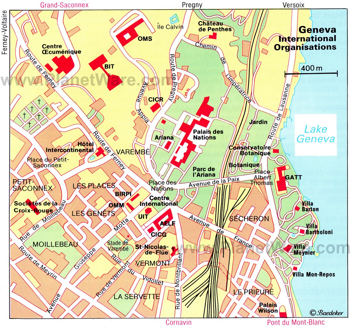 Map of Switzerland