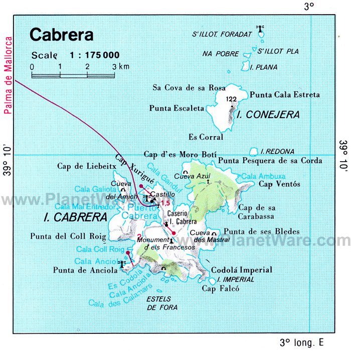 Cabrera Map