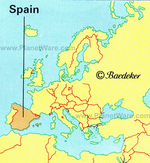Map Of Portugal And Europe. Map Of Spain And Portugal.