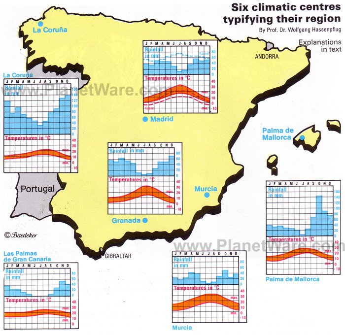 Map of Kingdom of Spain