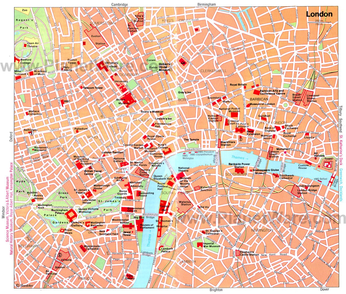 LONDON MAPS | World Map Of İmages