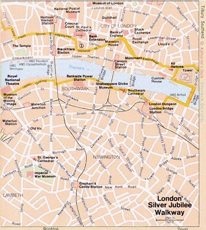 Sightseeing London Map