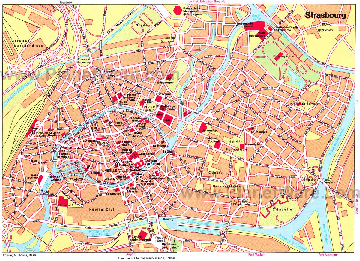 strasbourg france map