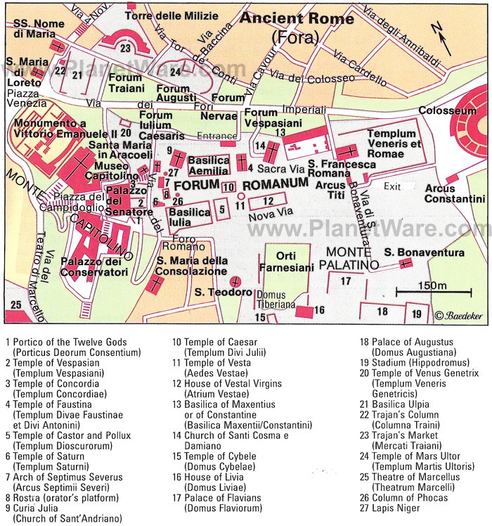 Ancient Rome Map