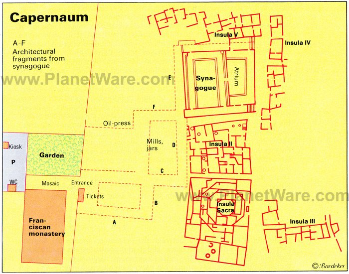 Capernaum - Floor plan map