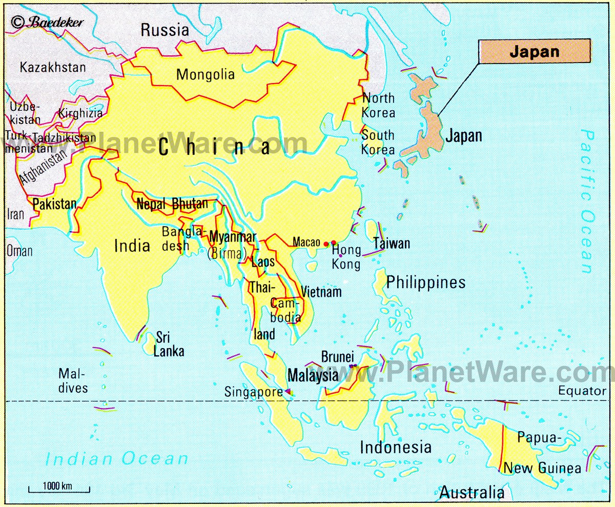 Japon Map