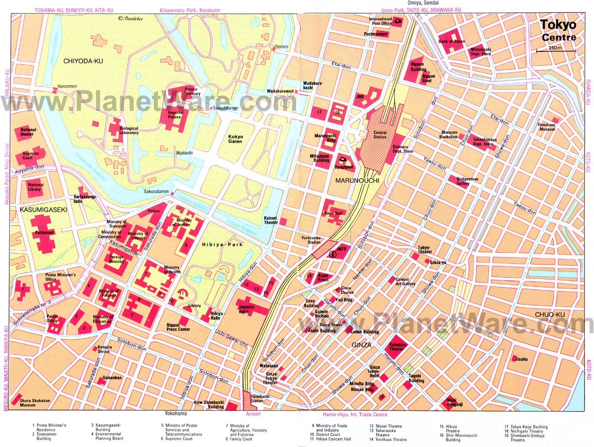 Ueno Park Map