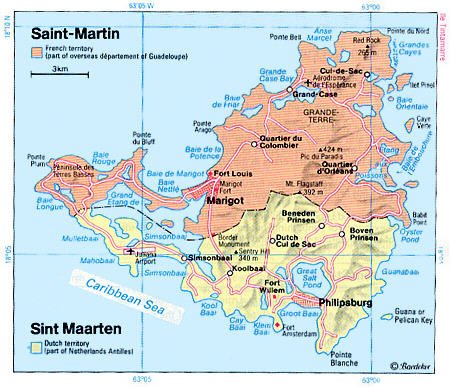 San Martin Map