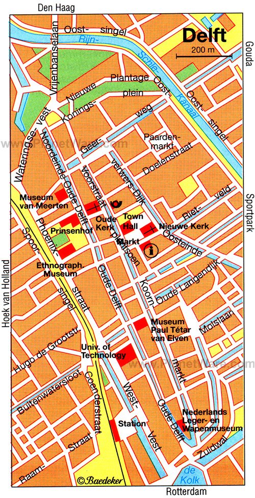 Delft Map - Tourist Attractions