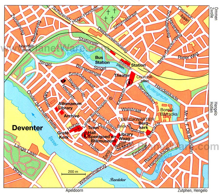 Deventer Map - Tourist Attractions