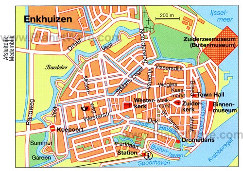 Enkhuizen Map - Tourist Attractions