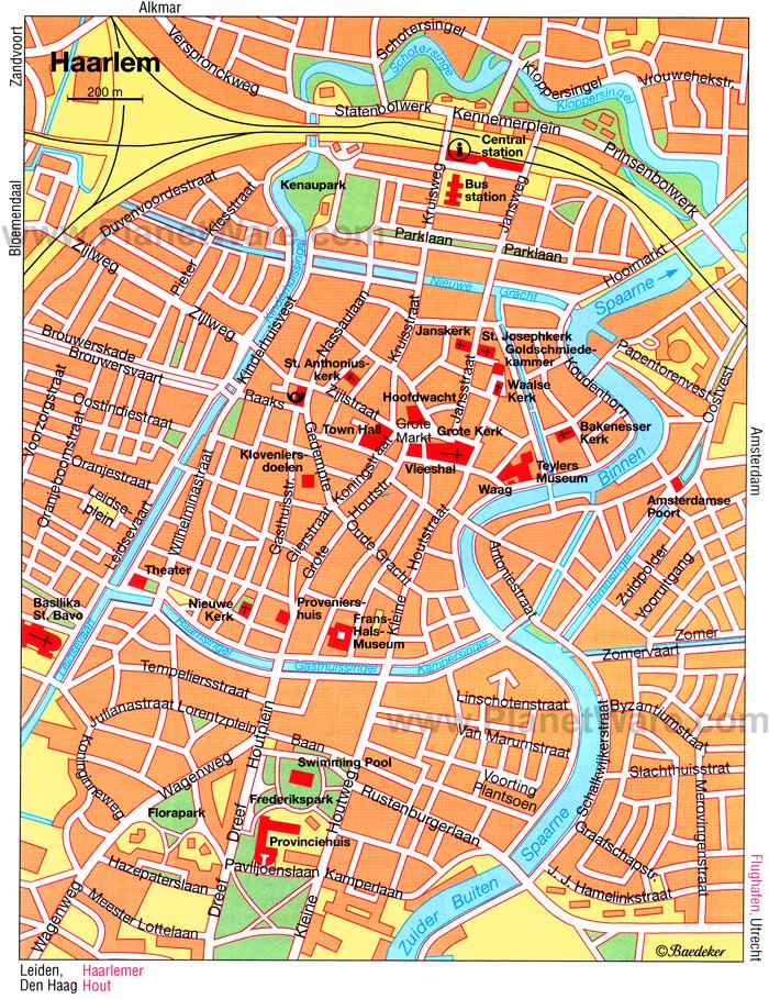 Haarlem Map - Tourist Attractions