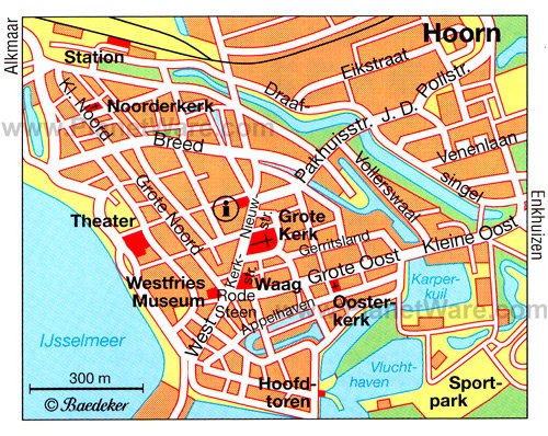 Hoorn Map - Tourist Attractions