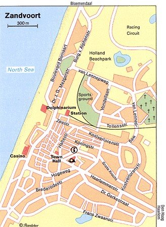 Zandvoort Map Zandvoort Map