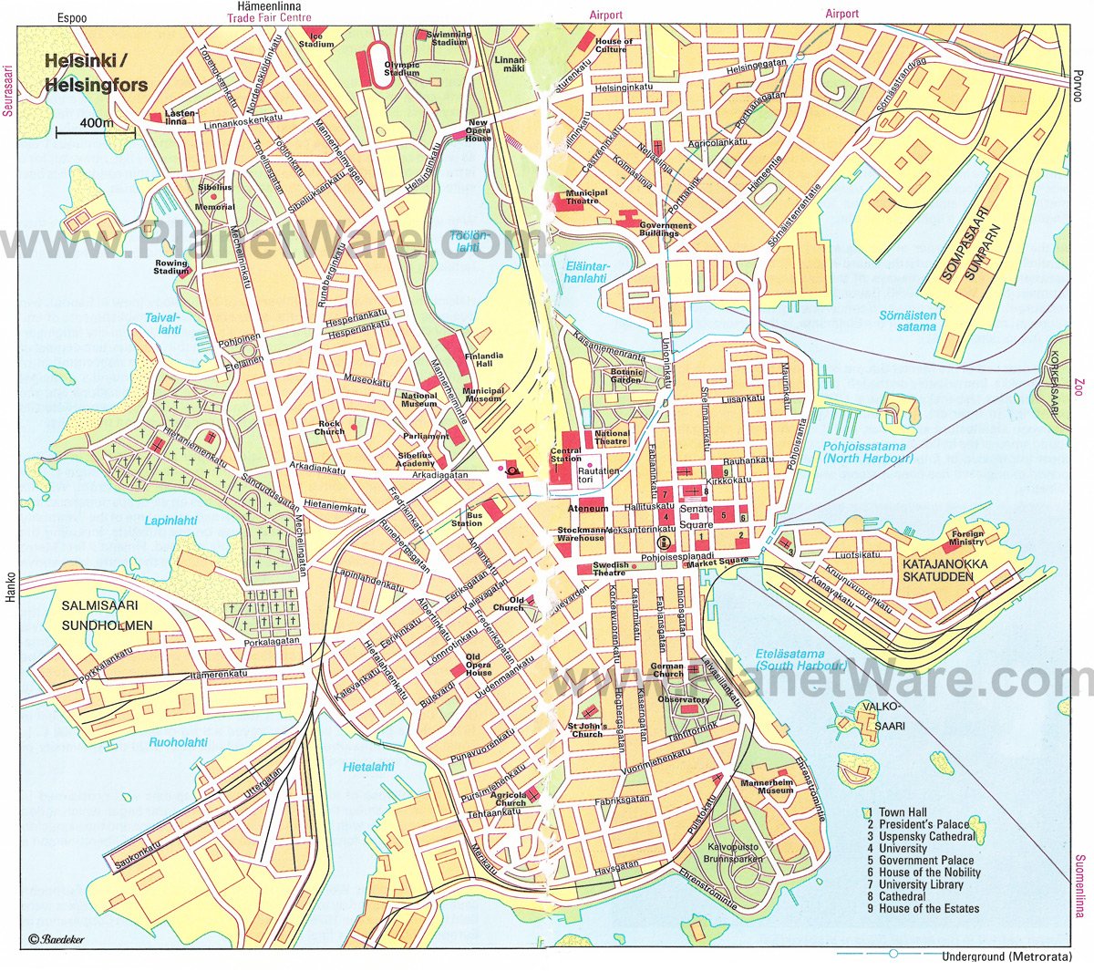 Finland Map Helsinki