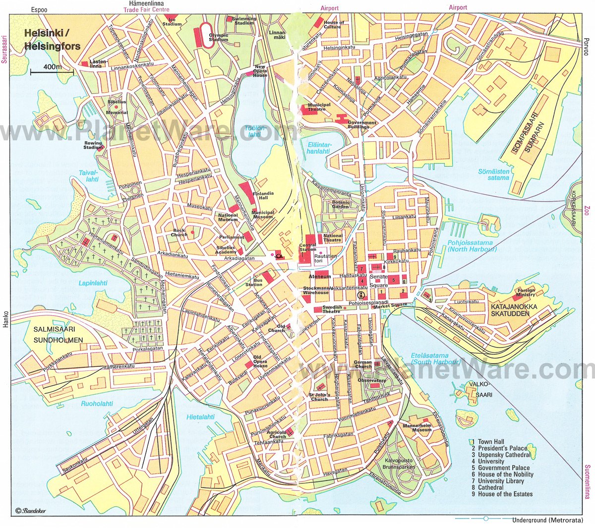 Helsinki Finland Map