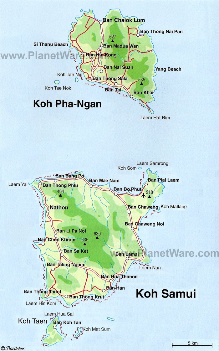 Samui Map