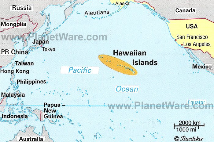 Hawaiian Islands Location Map. The Hawaiian Islands are an isolated group of 
