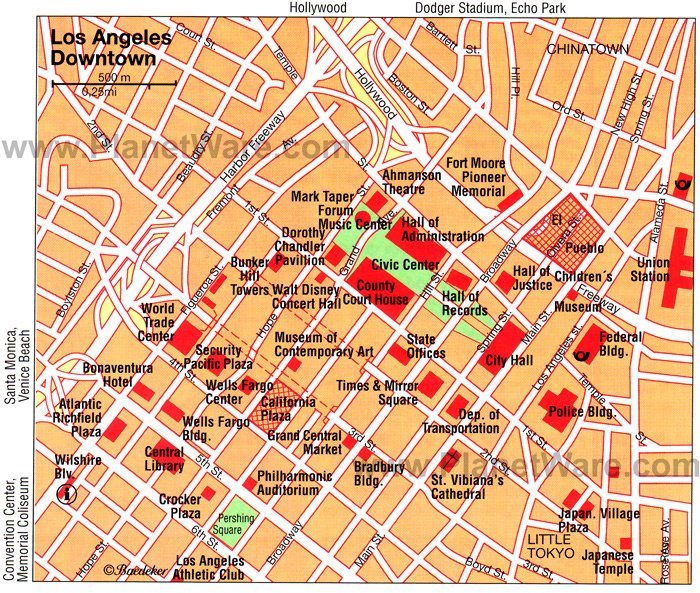 Map Los Angeles