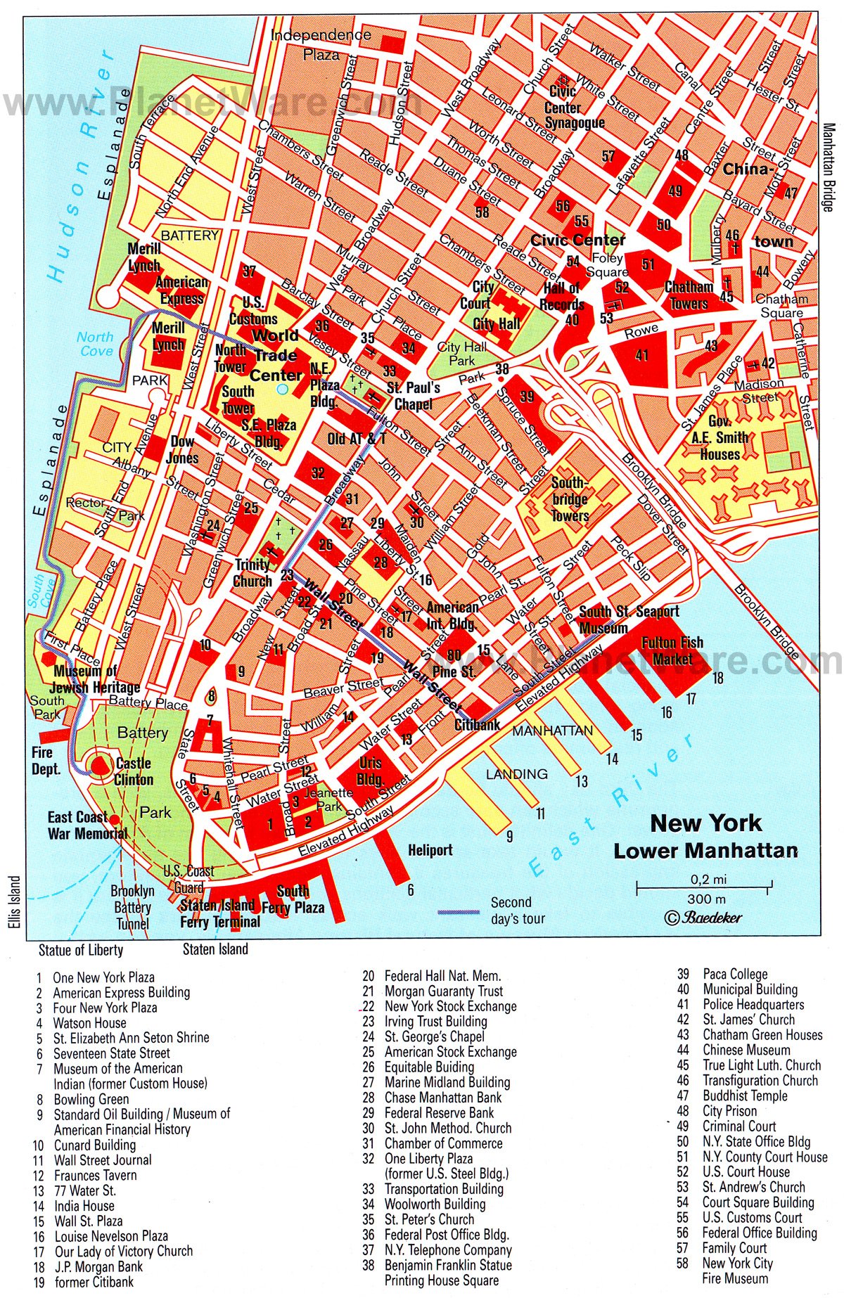 Street Map Manhattan