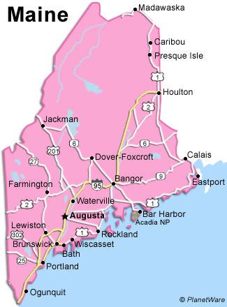 Map Maine