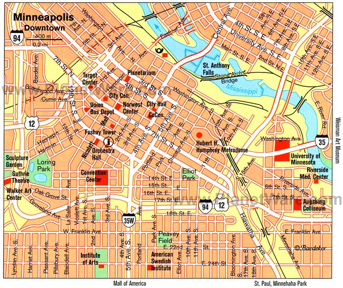 Us Map Minneapolis