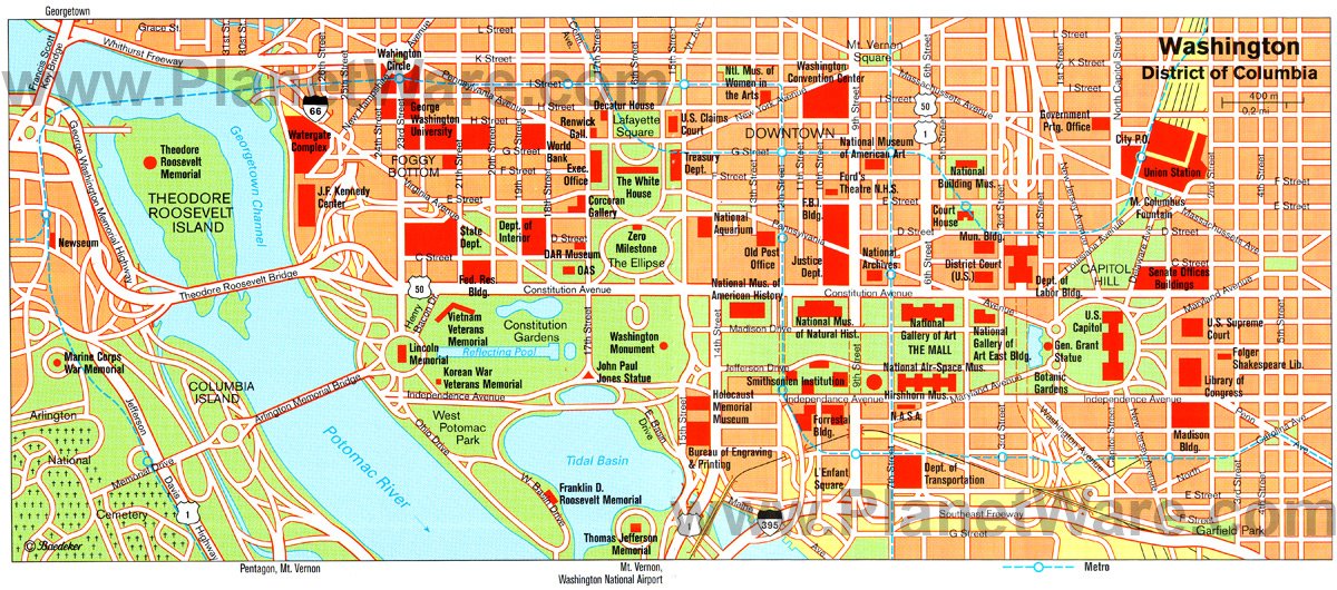 Washington DC Map. Washington DC is the federal capital of the United States 