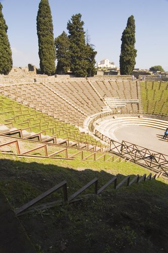 Amphitheatre at Pompeii. Amphitheatre at Pompeii.
