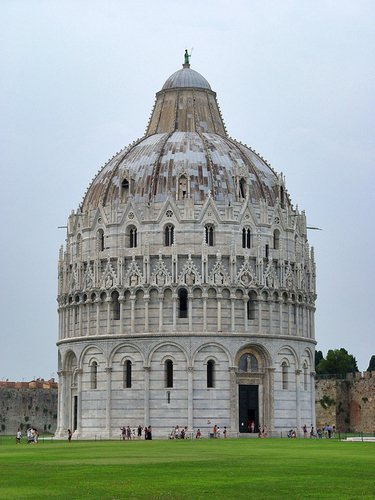 The Pisa Baptistery.
