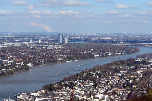 Map of the city of Bonn Map of the city of Bonn