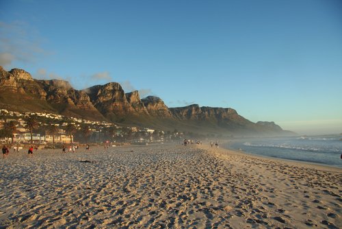 The beach at Camp's Bay, Cape Town.