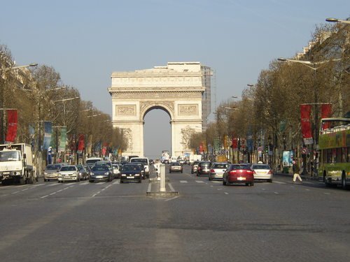 The Champs-Elysées in 