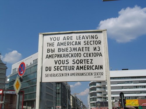 Checkpoint Charlie in Berlin. Checkpoint Charlie information