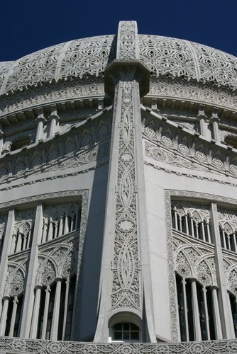 Baha'i Temple in Chicago. Baha'i Temple in Chicago.