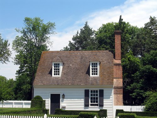 Home in Colonial Williamsburg, Virginia.