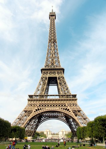 eiffel tower cartoon. paris rome eiffel tower and