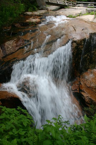Waterfall in Franconia Notch State Park.