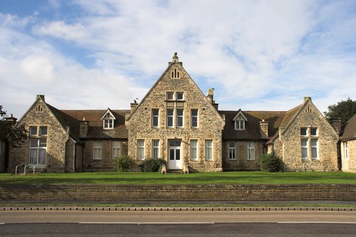 The old hospital in Grantham.