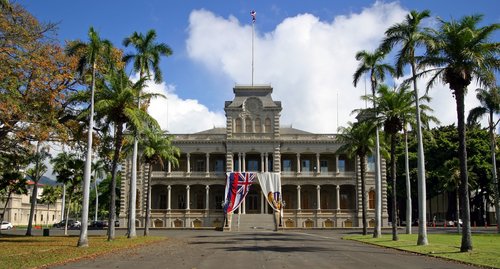 Iolani Palace in Honolulu is the only royal palace in the USA.