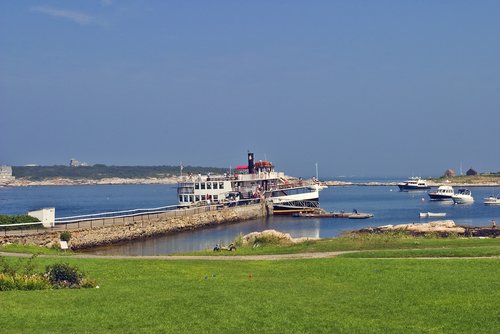 Isles of Shoals Steamship in Portsmouth, New Hampshire.