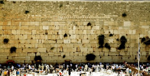 Jerusalem old city walls. Jerusalem old city walls.