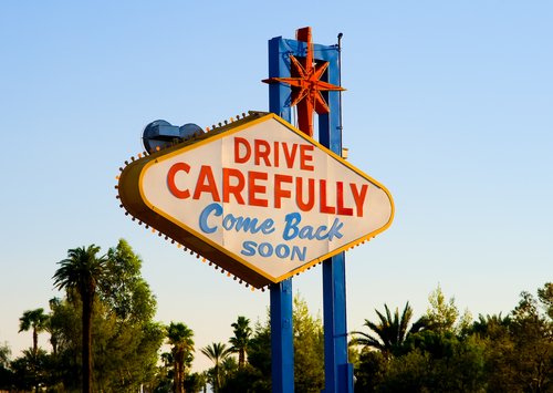 las vegas sign. Leaving Las Vegas Sign,